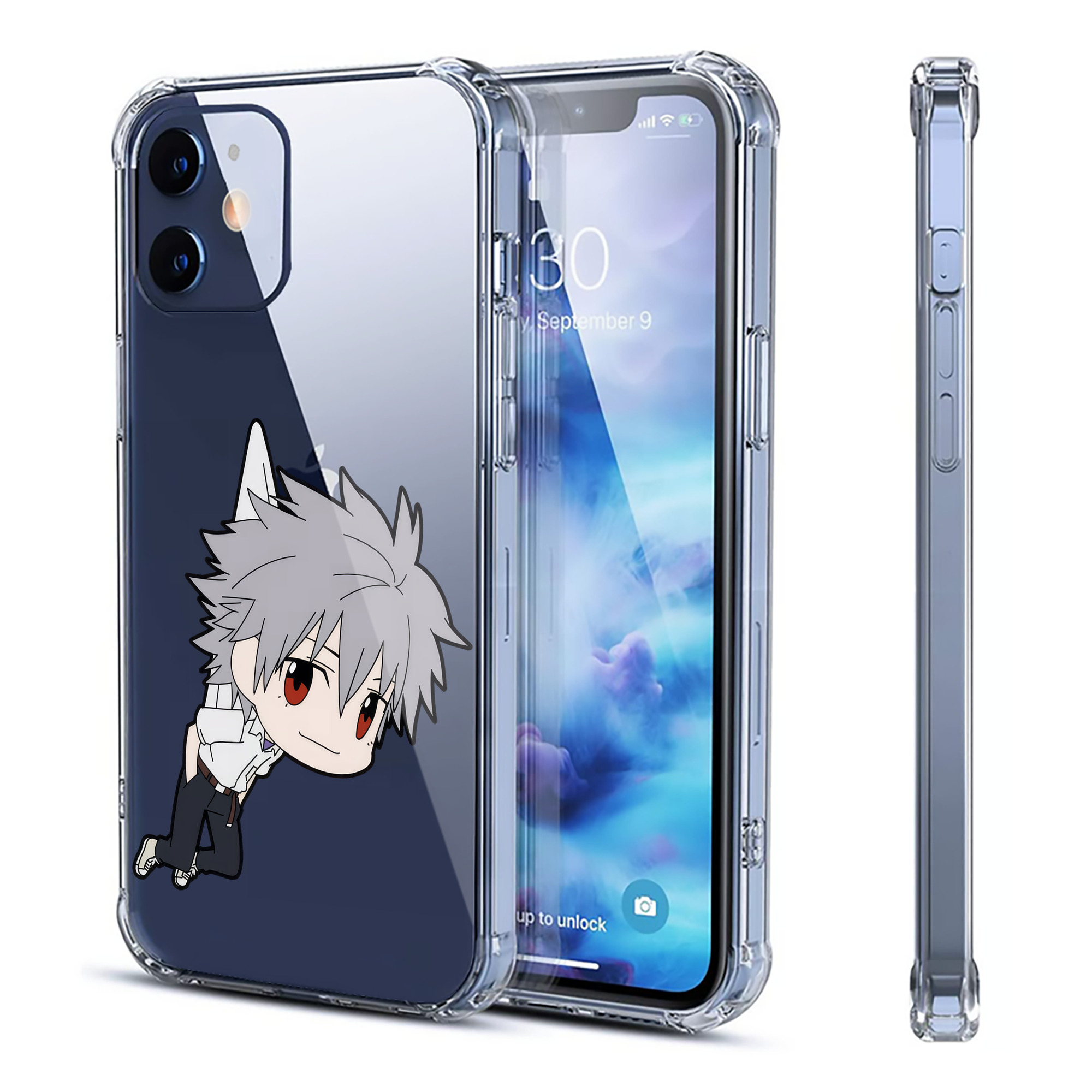 （画像用） EVA 新世紀エヴァンゲリオン 【iPhone 12シリーズ対応】透明スマホケース（クリアソフトケース）
